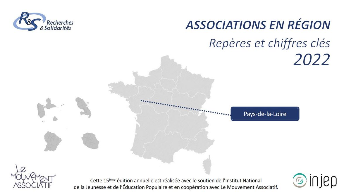 [Résultat d’enquête] Associations en Pays de la Loire : repères et chiffres clefs