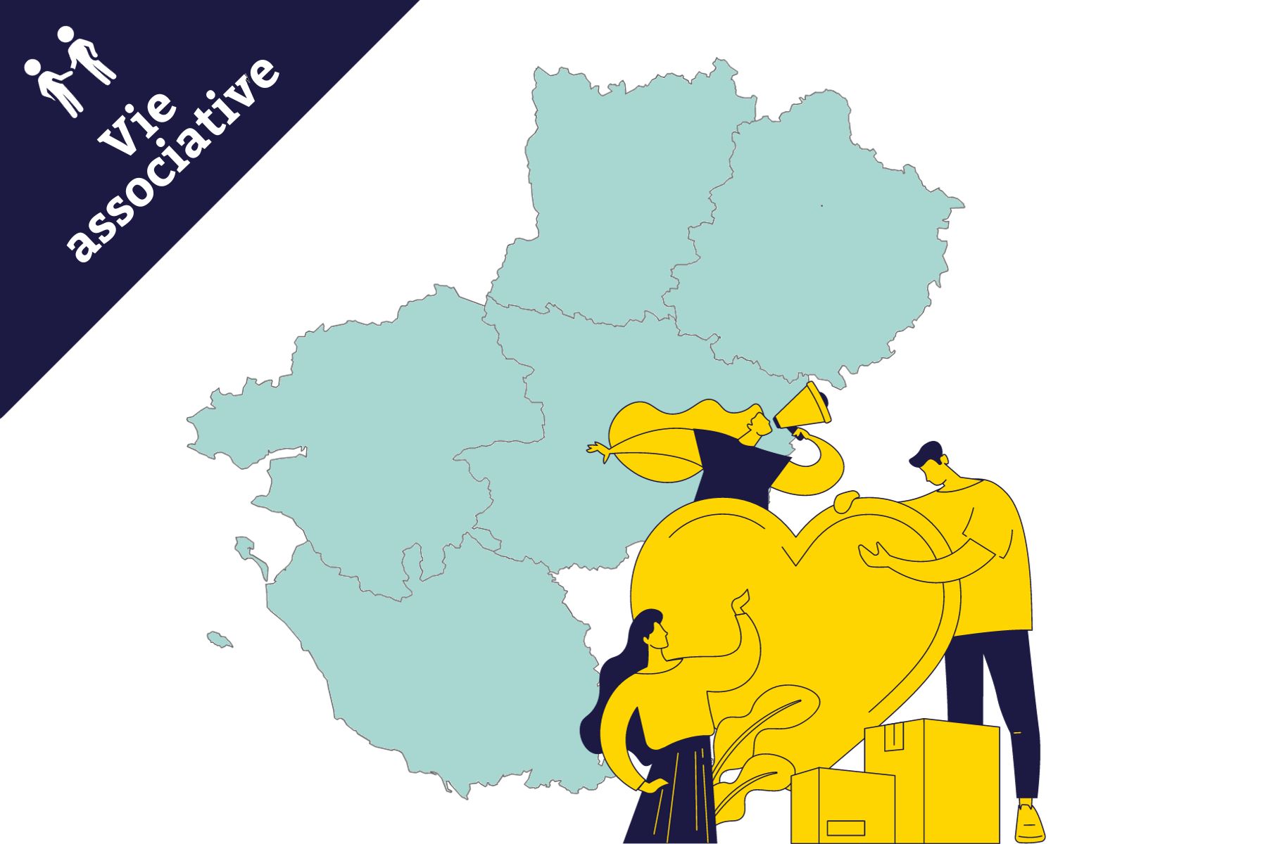 Découvrez les nouveaux chiffres 2023 de la vie associative en Pays de la Loire